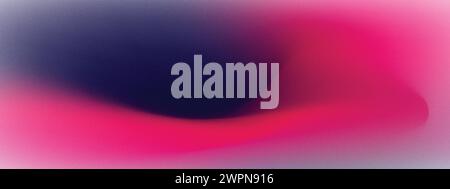 grainy warm gradient with noise orange black purple red blue colors banner poster cover abstract background design. gradient grain noise tone effect Stock Vector