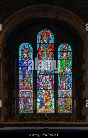 Parish Church of Saint Thomas the Martyr, Over Monnow, Monmouth, Monmouthshire, Wales, UK: Phillip Roberts Stock Photo