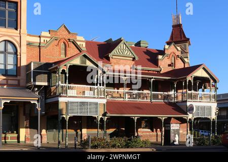 One of the beautiful historic houses built during the gold rush in Kalgoorlie, Western Australia Stock Photo