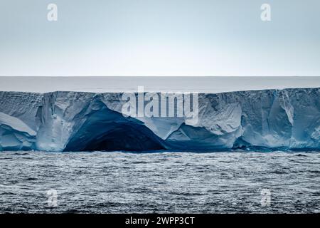 A23a, the largest iceberg in the world, off the coast of Antarctica. Stock Photo