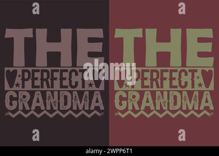 Grandma Shirt, Gift For Grandma, Best Grandma, Grandma Heart Shirt, Custom Grandma T Shirt, Promoted To Grandma, New Grandma Shirt, Blessed Mama Shirt Stock Vector