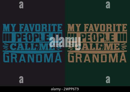 Grandma Shirt, Gift For Grandma, Best Grandma, Grandma Heart Shirt, Custom Grandma T Shirt, Promoted To Grandma, New Grandma Shirt, Blessed Mama Shirt Stock Vector