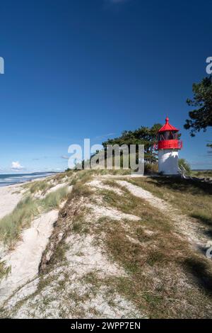 Gellen beacon on the island of Hiddensee, Mecklenburg-Western Pomerania, Germany Stock Photo