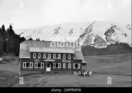 Hotel Green Park, Gulmarg, Baramulla, Kashmir, Jammu and Kashmir, India, Asia Stock Photo