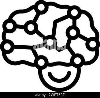 Brainstorming activity icon outline vector. Discussion analysis. Analytical strategic meeting Stock Vector