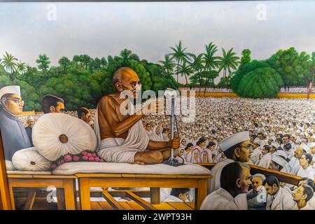 Gandhi Ashram Museum, Unesco site, Ahmedabad, Gujarat, India Stock Photo