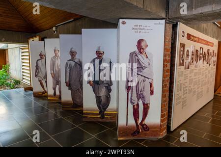 Gandhi Ashram Museum, Unesco site, Ahmedabad, Gujarat, India Stock Photo