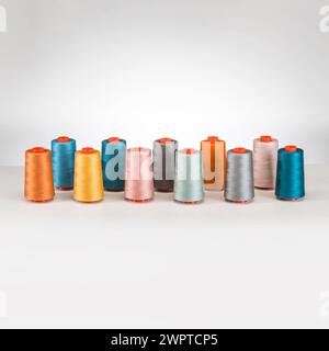 Assortment of threads Stock Photo