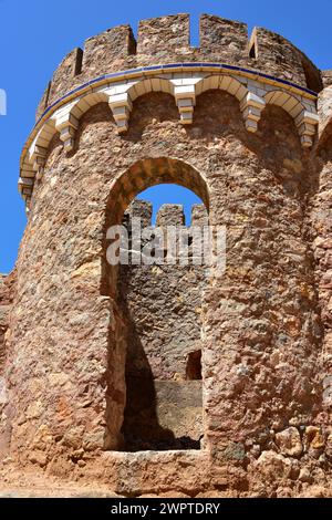Onda, muslim castle (10th century and later). Plana Baixa, Castellon, Comunidad Valenciana, Spain. Stock Photo