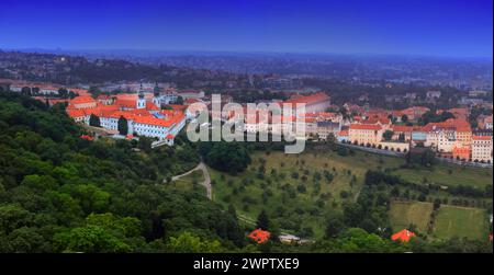 June 2015 Prague, Czech Republic. Panoramic View To Old Town, Hradchany 