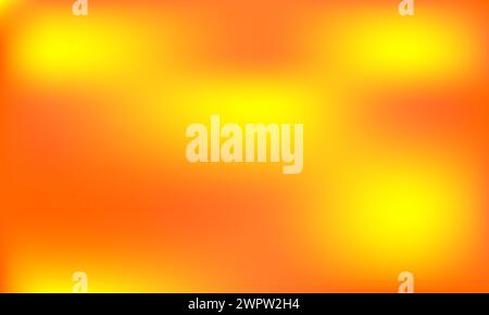 thermal bright orange and yellow gradient background. abstract heat map colorful design illustration template vector Stock Vector