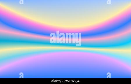 Colorful pastel smooth blurred gradient background texture. Vibrant and dynamic modern vintage abstract design illustration element for greeting Stock Vector