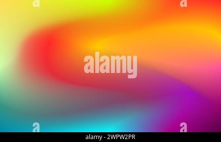 Wavy and festive mixed color gradient background texture. Modern vivid and dynamic abstract pattern design illustration for wallpaper, template Stock Vector