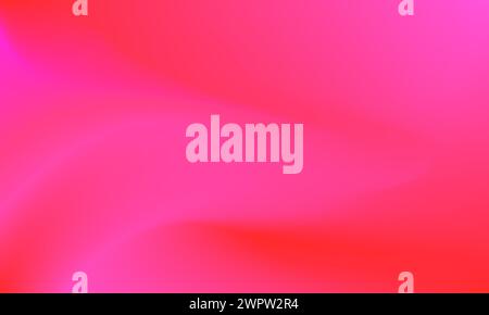 Bright pink and red color gradient background texture. Smooth dynamic abstract pattern design illustration for surface, wallpaper, template, banner Stock Vector