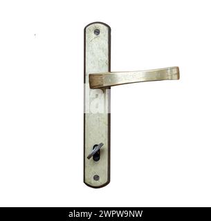 an old handle on a transparent background Stock Photo