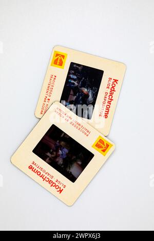 Vintage KODAK Kodachrome transparency slides Stock Photo