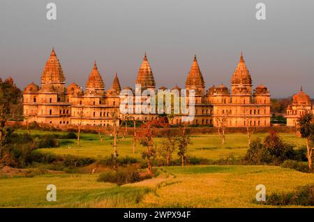 Orchha is a town, near the city of Niwari in the Niwari district of Madhya Pradesh state, India. Stock Photo