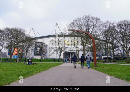 Hull, UK. 09th Mar, 2024. General View outside the Stadium during the Hull City AFC v Leicester City FC sky bet EFL Championship match at the MKM Stadium, Hull, England, United Kingdom on 9 March 2024 Credit: Every Second Media/Alamy Live News Stock Photo