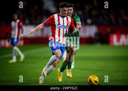 Girona, Spain. 09th Mar, 2024. Miguel (Girona FC) during a La Liga EA Sports match between Girona FC and CA Osasuna at Estadio Municipal de Montilivi, in Girona, Spain on March 9, 2024. Photo by Felipe Mondino/Sipa USA Credit: Sipa USA/Alamy Live News Stock Photo