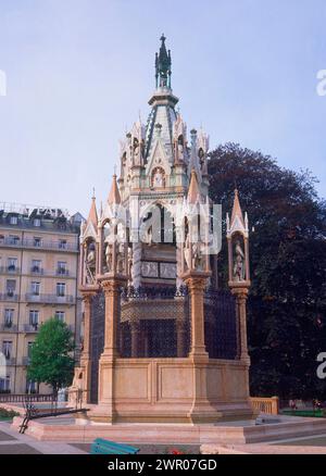 MONUMENTO DE BRUNSWICK - TEMPLETE. Location: EXTERIOR. Genève. Switzerland. Stock Photo