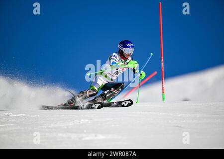 ÅRE, SVERIGE 20240310Slovenia's Andreja Slokar in action during the ...