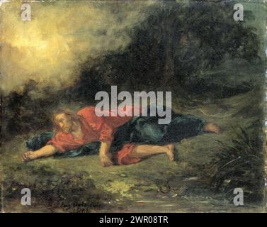 The Agony in the Garden  1851  Eugène Delacroix (FR) Stock Photo