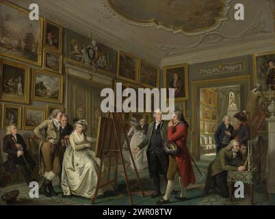 The Art Gallery of Jan Gildemeester Jansz  1794  Adriaan de Lelie (NL) Stock Photo