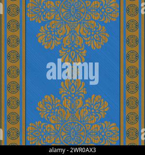 Textile fabric pattern artwork seamless pattern Stock Vector
