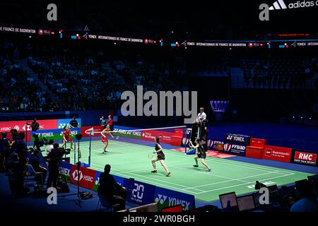 Paris, France. 09th Mar, 2024. General atmosphere ambiance view or ambience illustration during the Yonex IFB French open HSBC BWF World Tour badminton event (Internationaux de France) at Adidas Arena on March 9, 2024 in Paris, France. Photo by Victor Joly/ABACAPRESS.COM Credit: Abaca Press/Alamy Live News Stock Photo