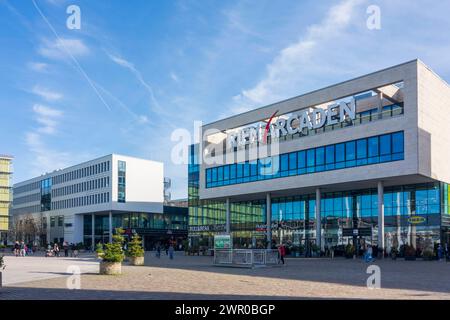 shopping mall Riem Arcaden, square Willy-Brandt-Platz München, Munich Oberbayern, Upper Bavaria Bayern, Bavaria Germany Stock Photo