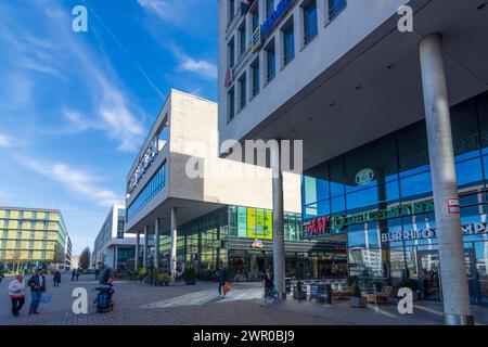 shopping mall Riem Arcaden, square Willy-Brandt-Platz München, Munich Oberbayern, Upper Bavaria Bayern, Bavaria Germany Stock Photo