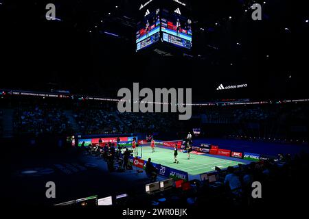 Paris, France. 09th Mar, 2024. General atmosphere ambiance view or ambience illustration during the Yonex IFB French open HSBC BWF World Tour badminton event (Internationaux de France) at Adidas Arena on March 9, 2024 in Paris, France. Photo by Victor Joly/ABACAPRESS.COM Credit: Abaca Press/Alamy Live News Stock Photo