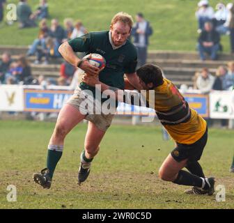 HAWICK V CURRIE, BT CELLNET CUP SEMI FINAL, 30/3/02. Stock Photo