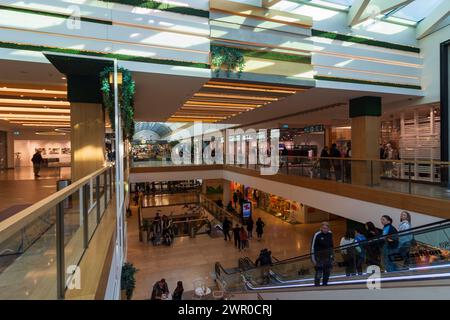 München, Munich: shopping mall Riem Arcaden in Oberbayern, Upper Bavaria, Bayern, Bavaria, Germany Stock Photo