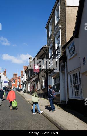 Market Hill Saffron Walden Essex Stock Photo