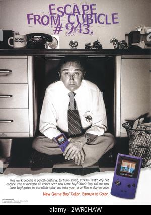 1993 Nintendo Game Boy color video game console ad. 