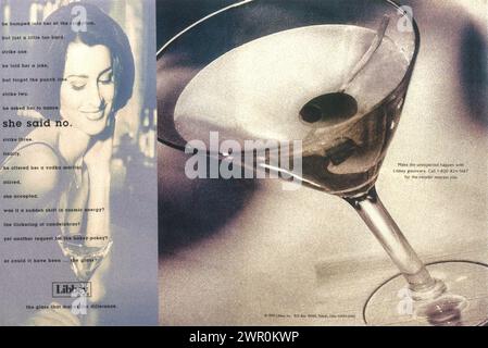 1997 Libbey ad Stock Photo