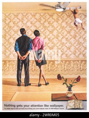 1999 Wallpaper Council ad Stock Photo