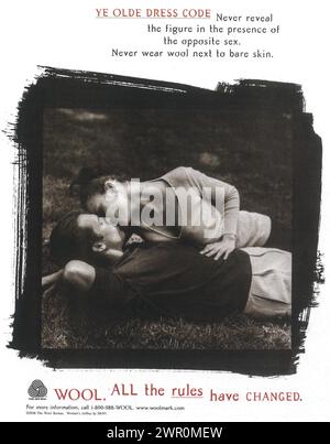 1996 Woolmark ad. "Rules have changed." Stock Photo