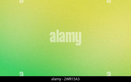 Gradient turquoise and yellow background with grainy texture Stock Photo