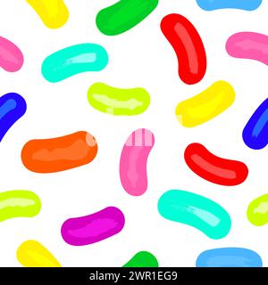 Cartoon marmalades on a white background. Set of bright colorful gumdrops. Stock Vector