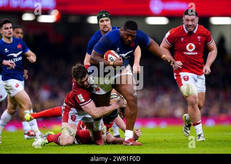 Colombe during the 6 or Six Nations Championship rugby