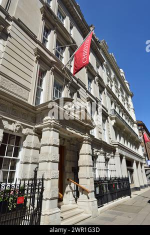 Christie’s global headquarters, auction house, salerooms and offices, King Street, St. James's, London, United Kingdom Stock Photo