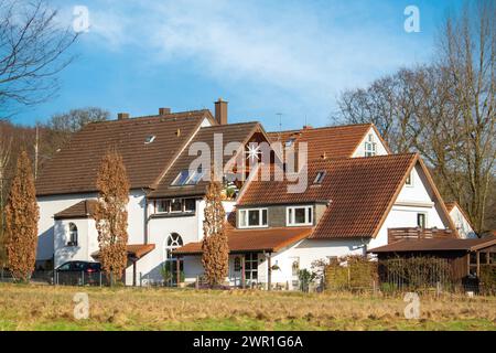 Residential houses from the early 1960s Stock Photo