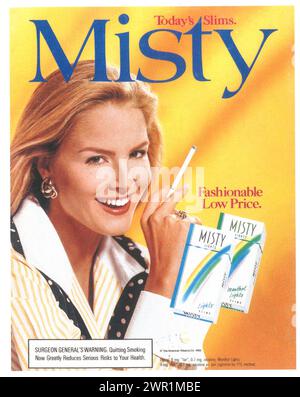 cigarette ads 1990s Cigarette ads 1990s hi-res stock photography and images