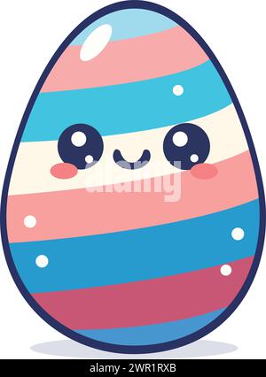 Embark on an Easter adventure with our Easter Egg Illustration Template in Vector format. This vibrant template features intricate designs and pattern Stock Vector