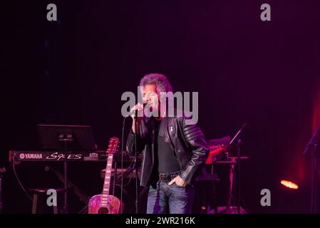 Fort Lauderdale, USA. 09th Mar, 2024. Gino Vannelli performs in Fort lauderdale, Florida on March 9, 2024. The Canadian singer-songwriter has been nominated for two Grammy awards over the course of his career. (Photo by Geoffrey Clowes/Sipa USA) Credit: Sipa USA/Alamy Live News Stock Photo