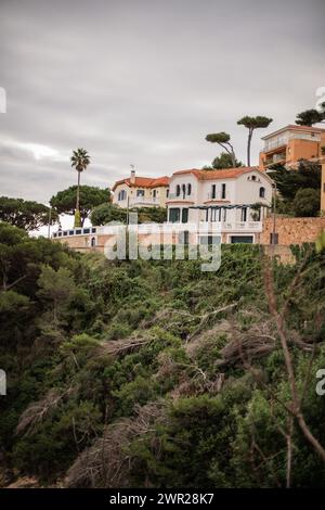 Beautiful home along the Costa Brava near Sant Feliu de Guíxols, Spain Stock Photo