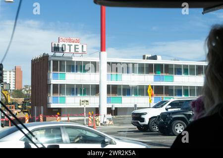ALBUQUERQUE, NEW MEXICO, UNITED STATES - 7 November 2022: Crossroads Motel filming location from popular TV series Breaking Bad Stock Photo