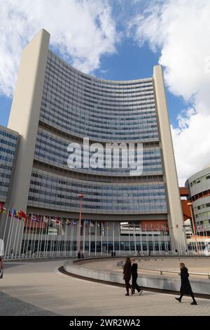 Vienna International Centre, United Nations UN Headquarters,  Vienna, Austria, Europe. Stock Photo